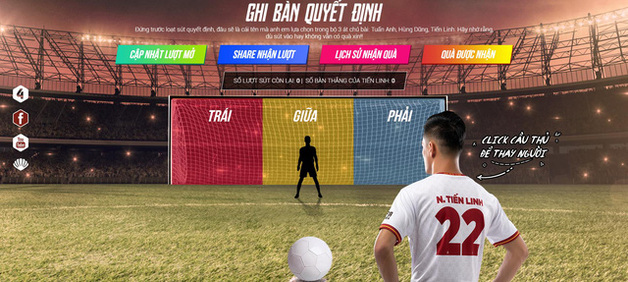 Các bước chơi game bóng đá trên web